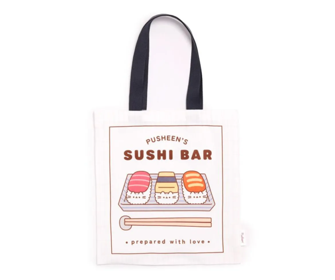 Tote Bag Reutilizable Gato Pusheen Sushi Club