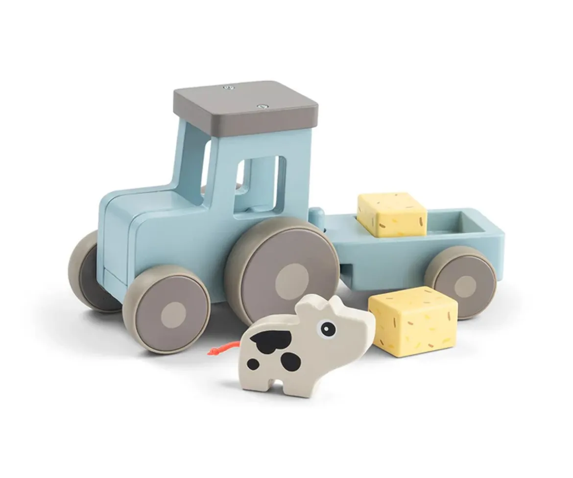 Tracto de Madera Tiny Farm Dotti Azul