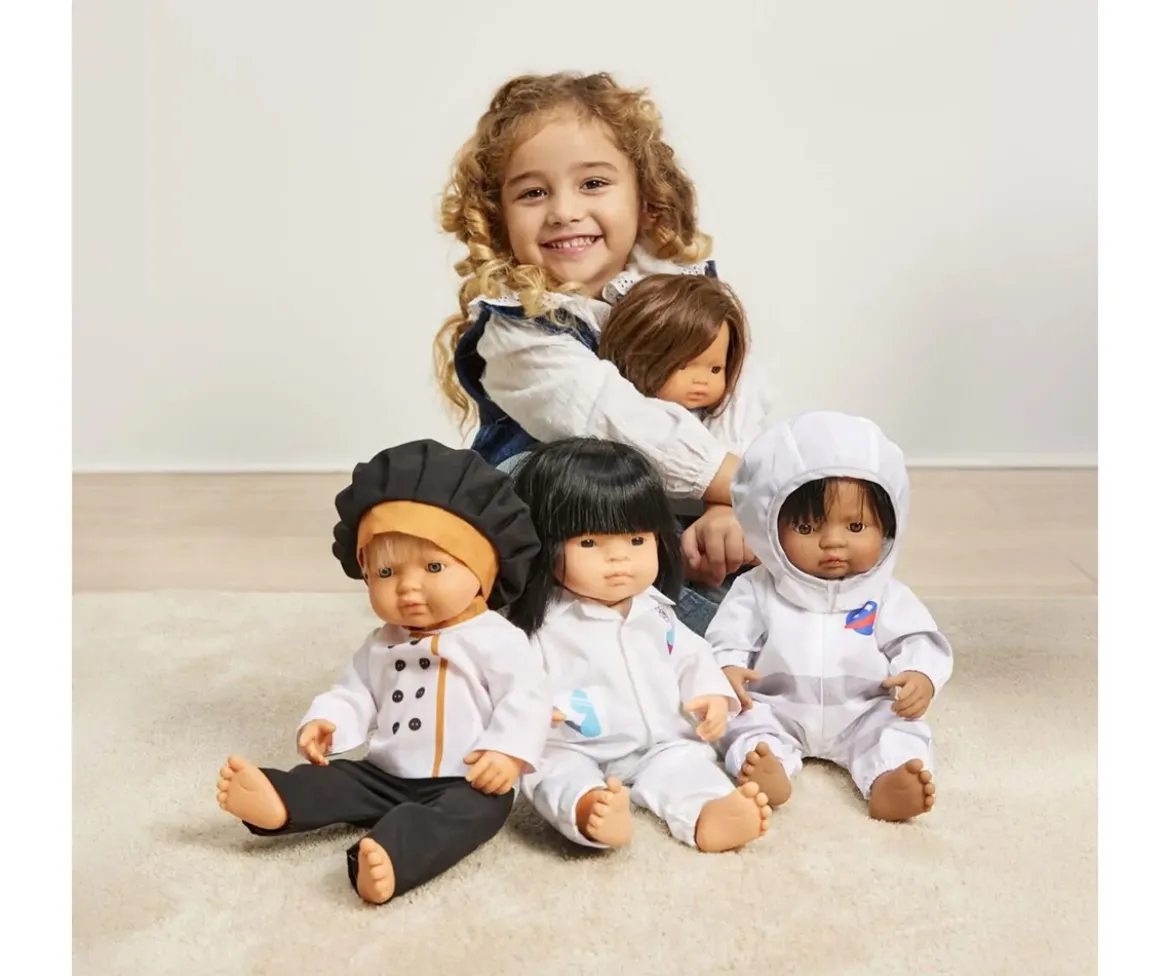 Traje de científico para Muñecas de 38 cm