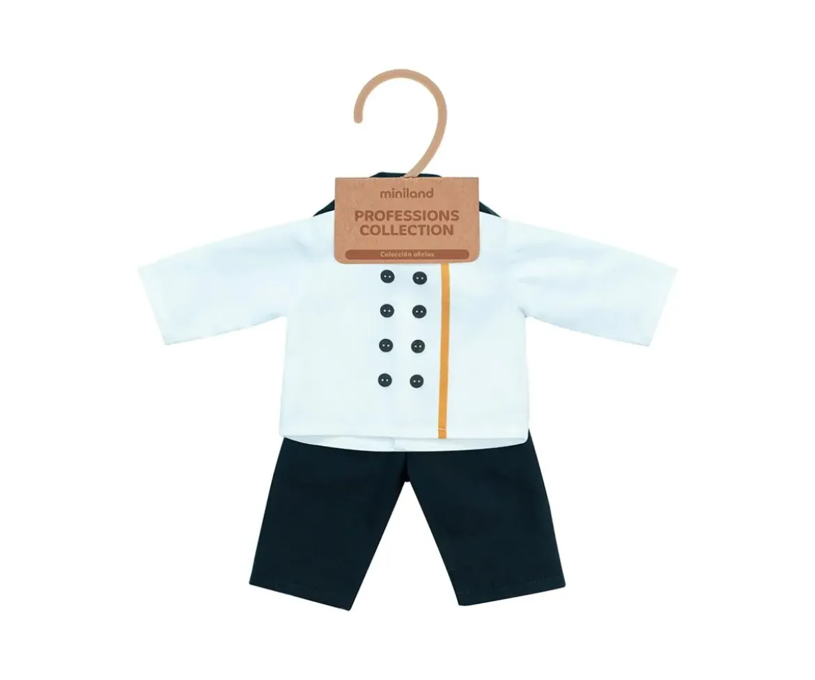 Traje de Cocinero para Muñecos de 38 cm