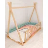 Trenza Protector de Cuna Lino Natural 180 cm