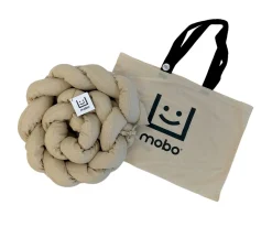 Trenza Protector de Cuna Lino Natural 180 cm