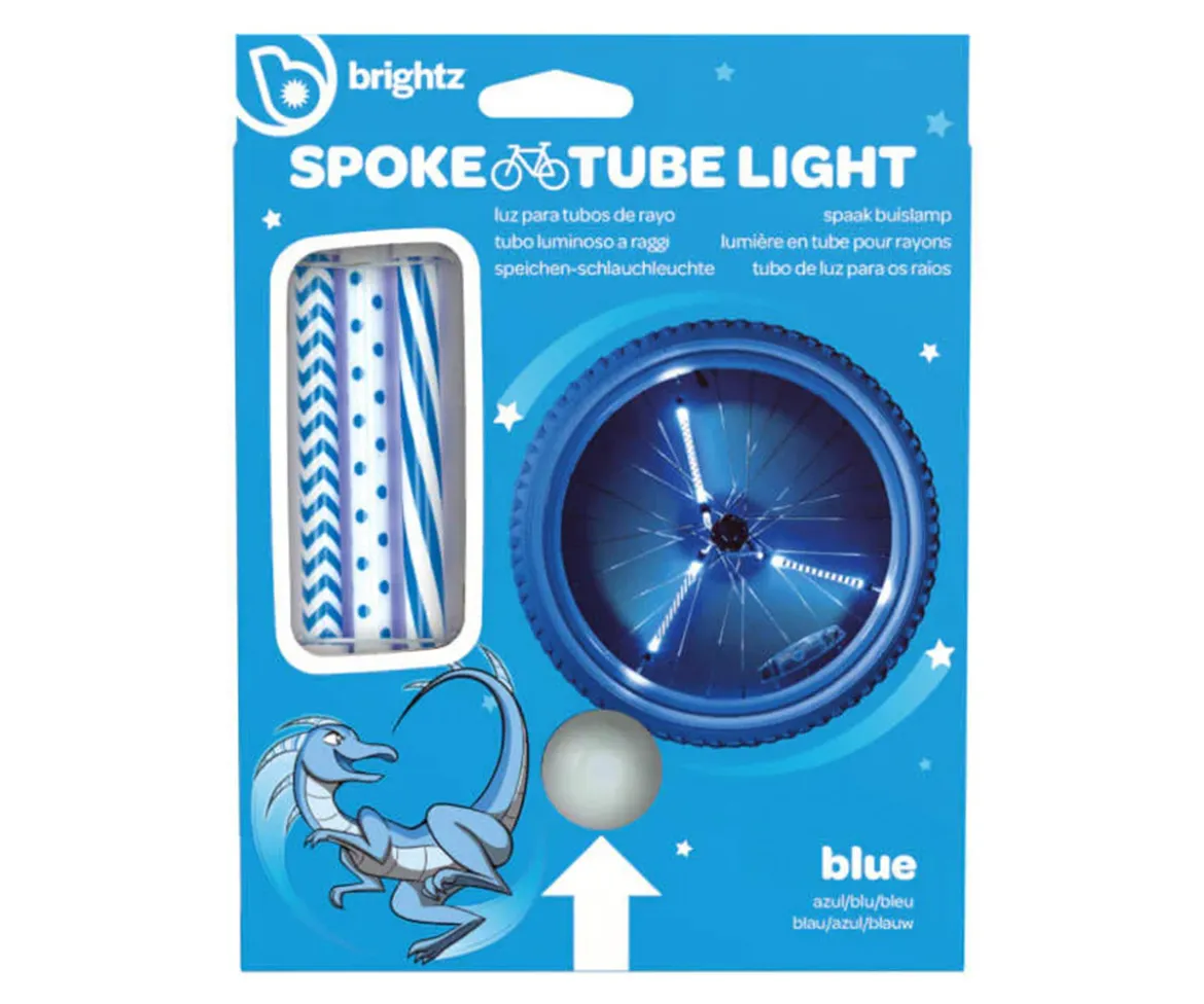 Tubos Luminosos LED Azul para Radios de Bicicleta