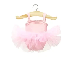 Tutu Célestine en Jersey y Tul Color Fraise para Muñeco Gordis