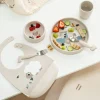 Vajilla Foodie con Ventosa Tiny Farm Sand