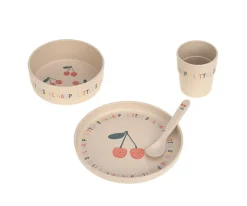 Vajilla Infantil 4 Piezas Happy Fruits Cherry