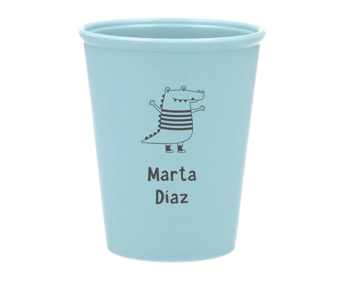 Vasito Personalizado Cocodrilo (+colores)