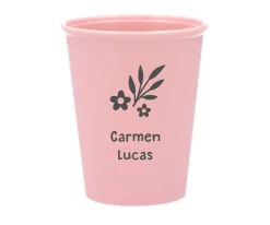 Vasito Personalizado Flores (+colores)