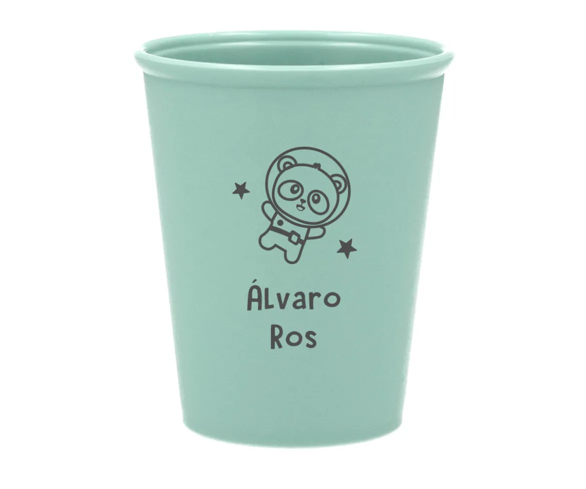 Vasito Personalizado Panda in Space (+colores)