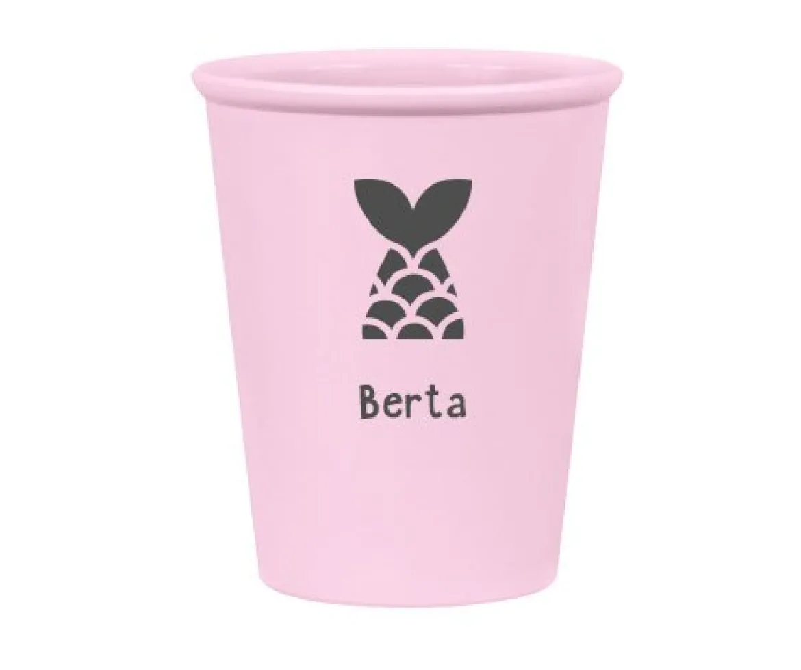Vasito Personalizado Sirena (+colores)