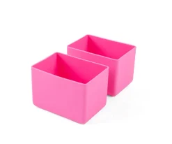 2 Vasitos de SIlicona para Cajas Feast Pink Floss