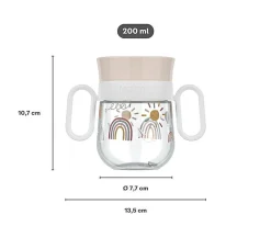 Vaso Antiderrame 360º Mio Forest Friends 200 ml