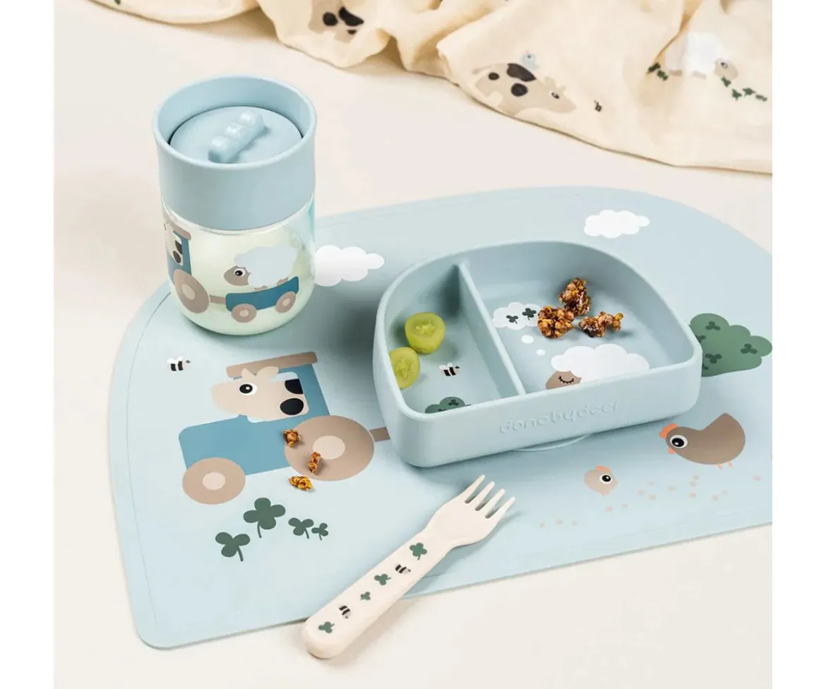 Vaso Aprendizaje 360° Tiny Farm Blue