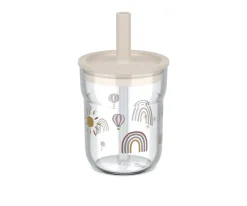 Vaso con Pajita Mio Sunshine & Rainbow 250 ml