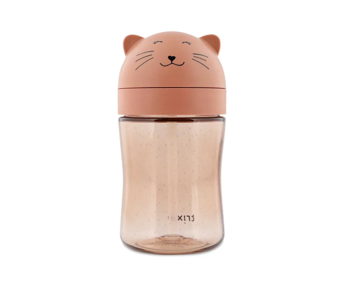Vaso con pajita Mrs. Cat