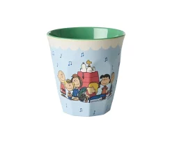 Vaso Infantil Melamina Snoopy Light Blue 250ml