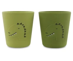 2 Vasos de Silicona Trixie Mr. Dino