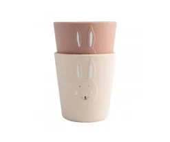 2 Vasos de Silicona Trixie Mrs. Rabbit