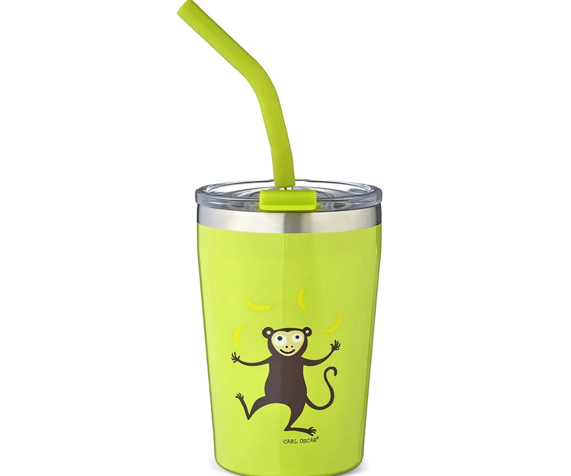 Vaso Termo Hermético con Pajita TEMP Tumbler Mono Lime