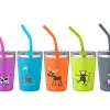 Vaso Termo Hermético con Pajita TEMP Tumbler Reno Orange
