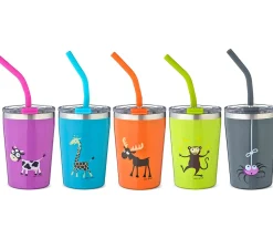 Vaso Termo Hermético con Pajita TEMP Tumbler Reno Orange