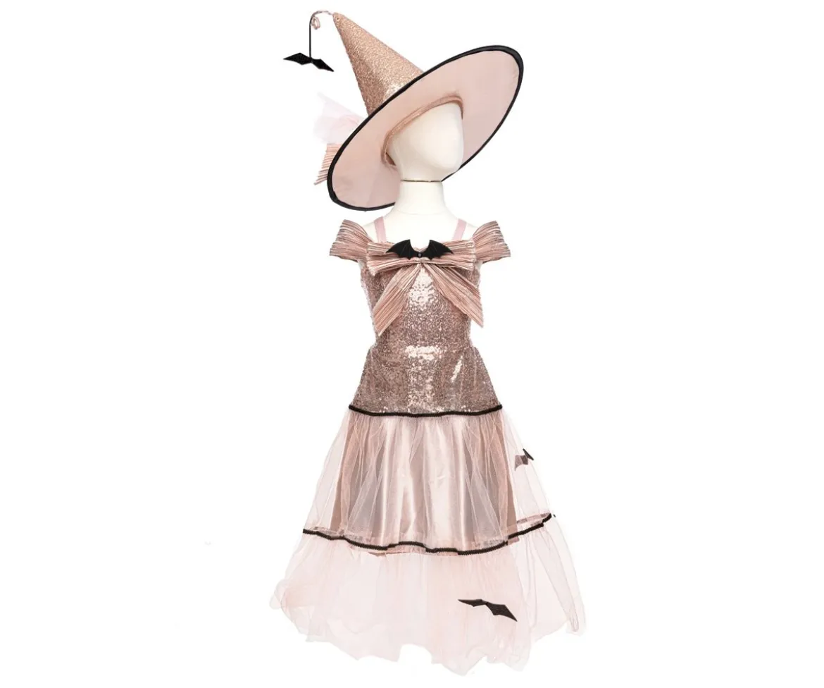 Vestido Bruja Glamurosa con Sombrero