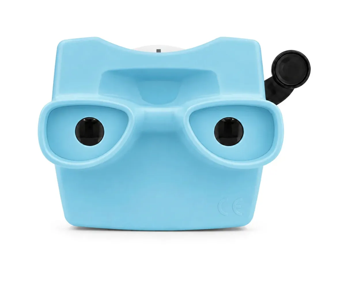 Visor Retro 3D Azul