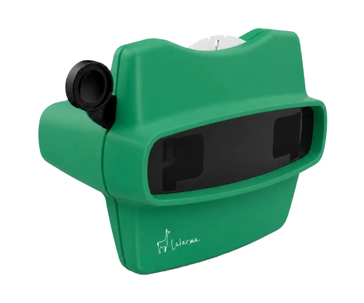 Visor Retro 3D Verde
