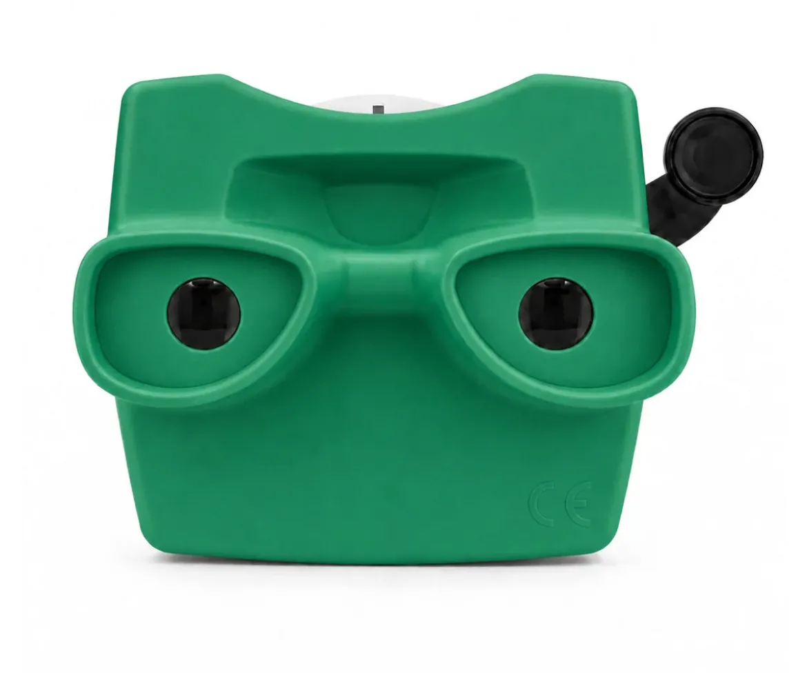 Visor Retro 3D Verde