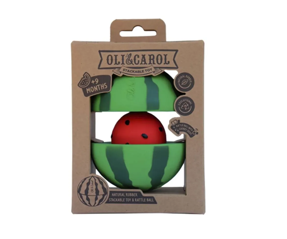 Watermelon Juguete Apilable y Pelotita Sonajero