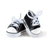 Zapatillas Komvers Negras para Muñeco Gordis