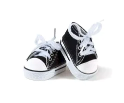 Zapatillas Komvers Negras para Muñeco Gordis